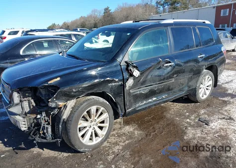 2009 Toyota Highlander Hybrid Limited z USA, uszkodzony, nr VIN JTEEW44A592029859